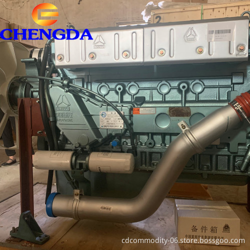 Sinotruck Howo 371 CV 420HP D12.42 WD615.47 Euro 2 motore a motore elettrico
